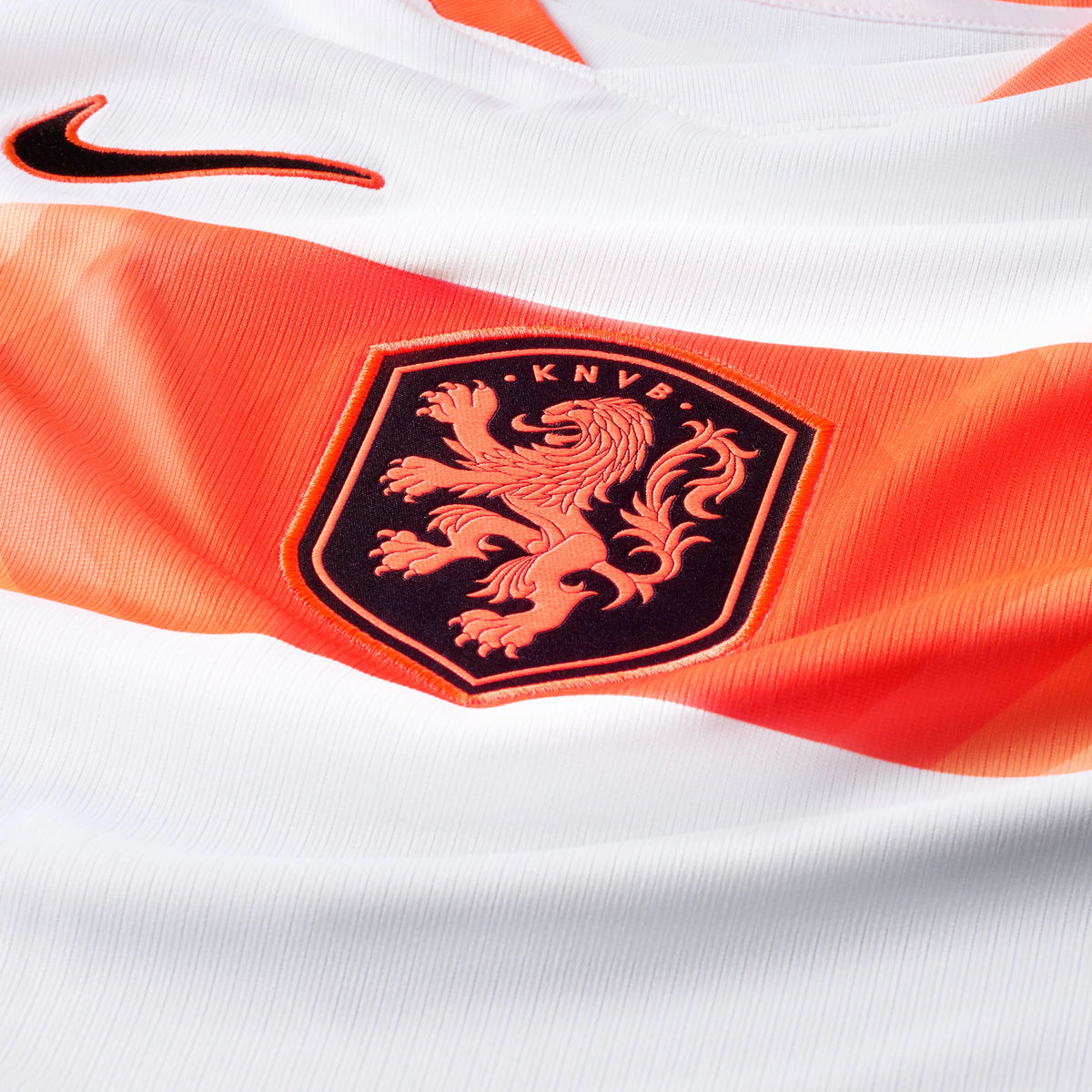 Holanda Away 26/27 Feminino Nike - Branco e Laranja