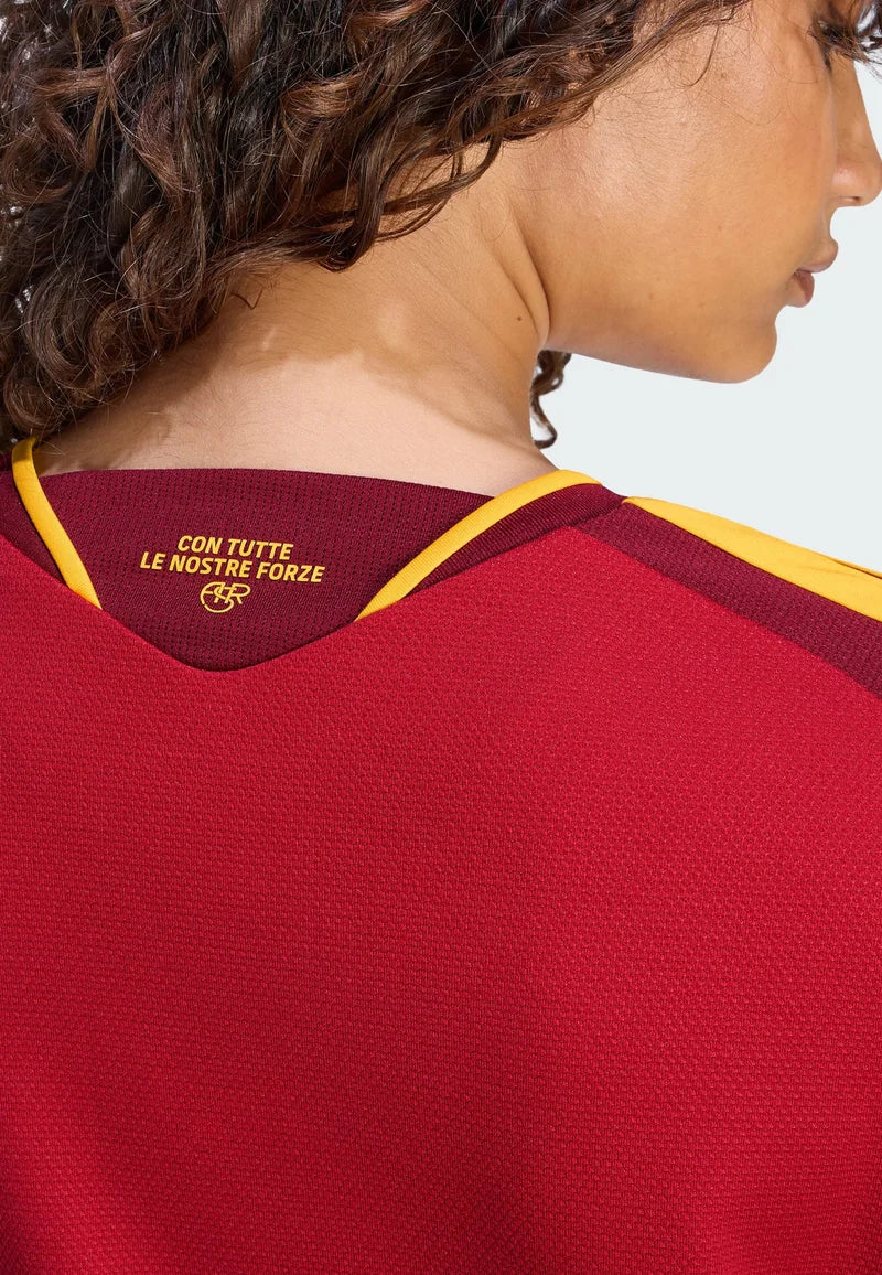 Roma Home 26/27 Feminina Adidas - Vermelho