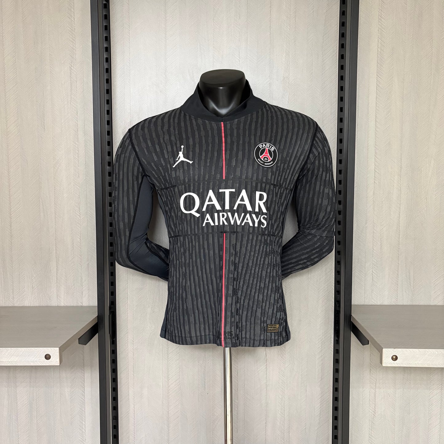 PSG Fourth 25/26 Manga Longa Jogador Nike - Cinza