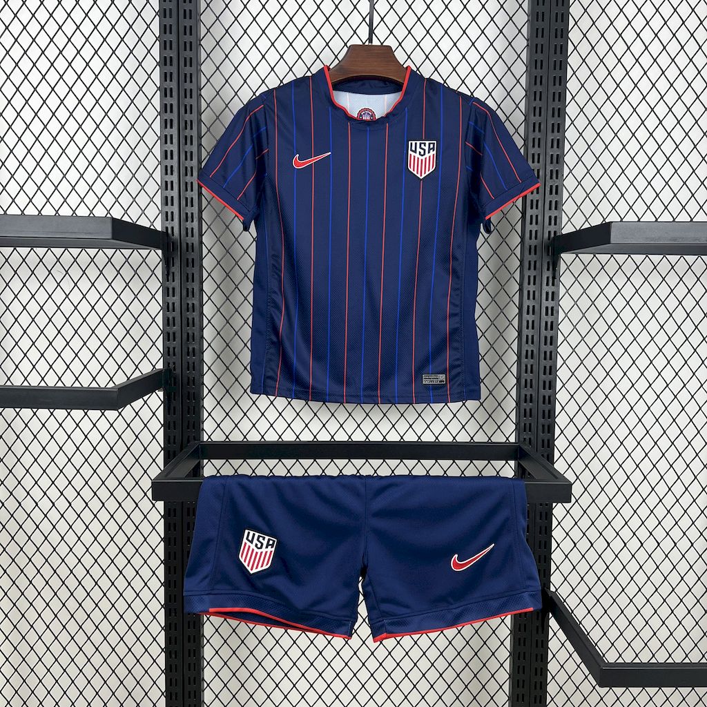Kit Infantil EUA Away 25/26 - Azul