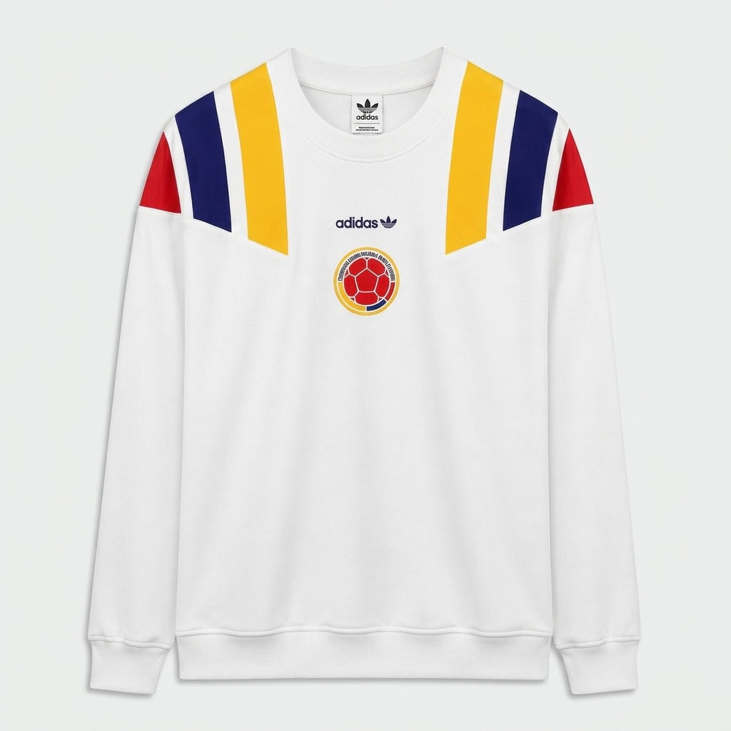 Moletom Colômbia 26/27 Adidas - Branca