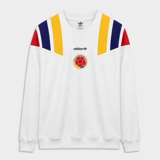 Moletom Colômbia 26/27 Adidas - Branca