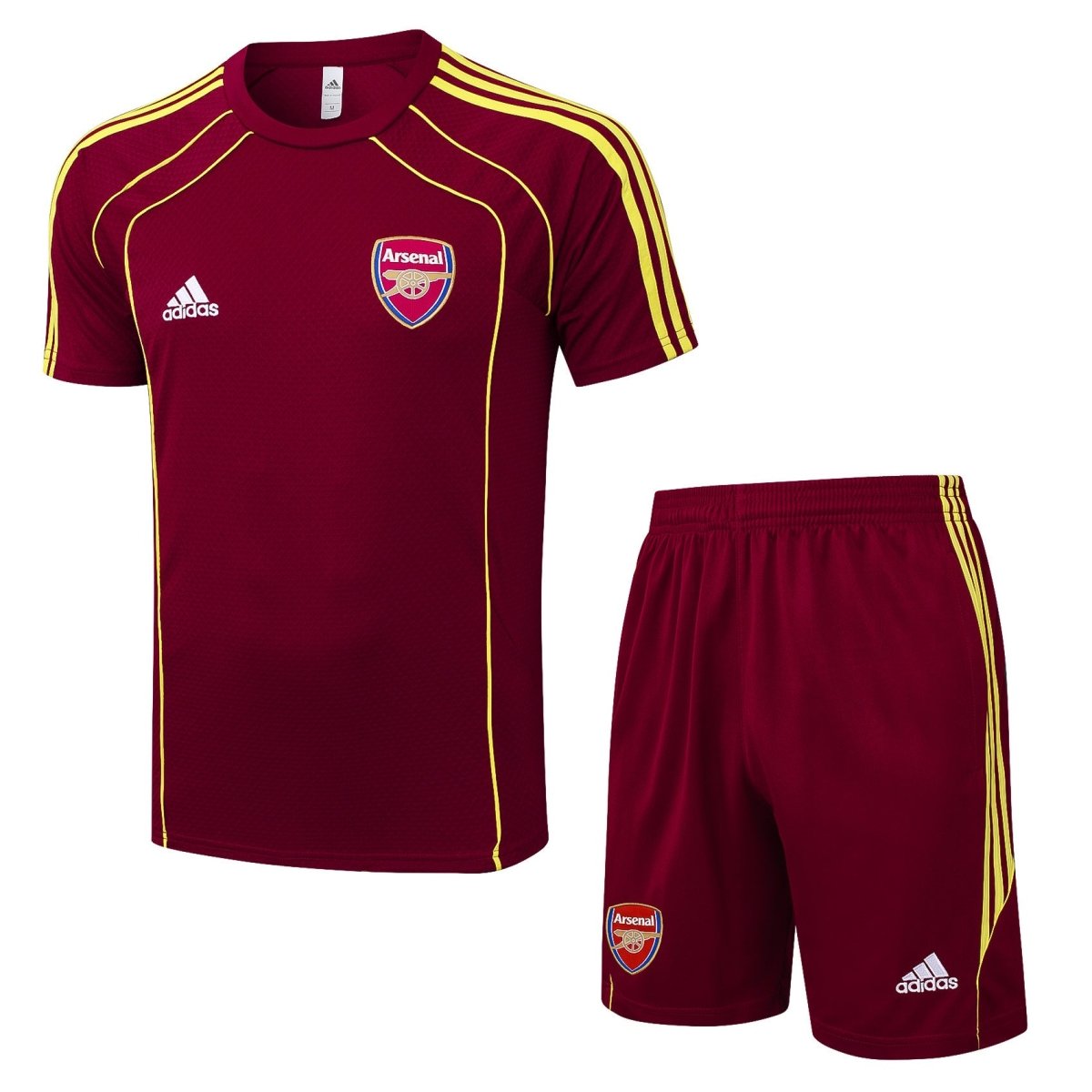 Kit De Treino Adulto Arsenal 25/26 Short e Camisa - Vinho