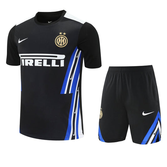Kit de Treino Adulto Inter de Milao 25/26 Shorts e Camisa - Preto