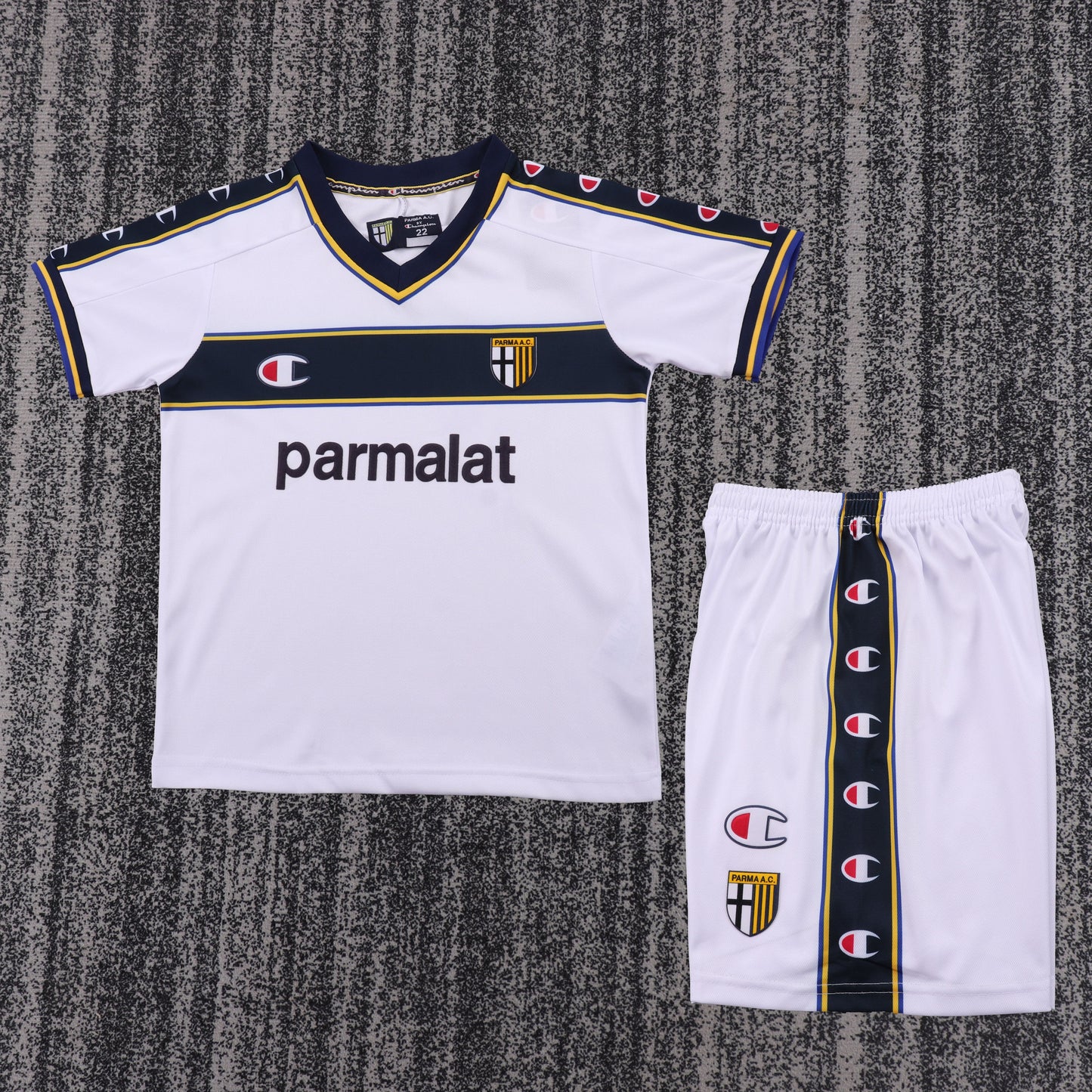 Kit Infantil Parma Home 02/03 Retrô Champion  - Branco
