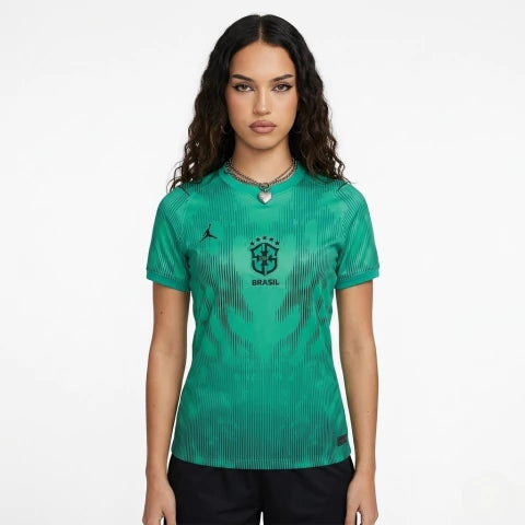 Brasil Goleiro 26/27 Torcedor Jordan Feminina - Verde