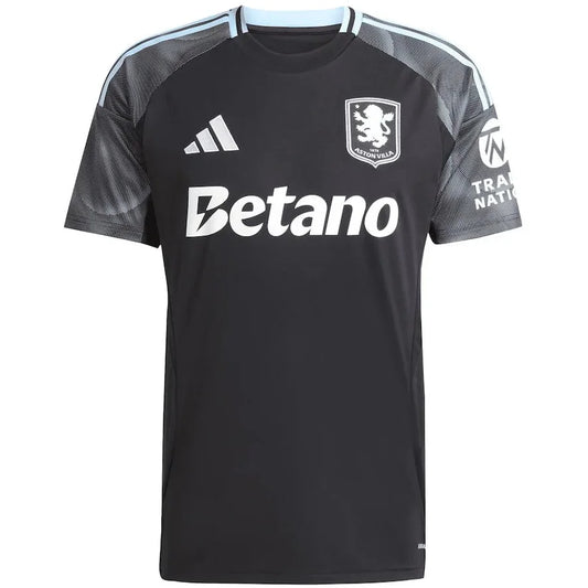 Aston Villa Away 25/26 Torcedor Adidas - Preta