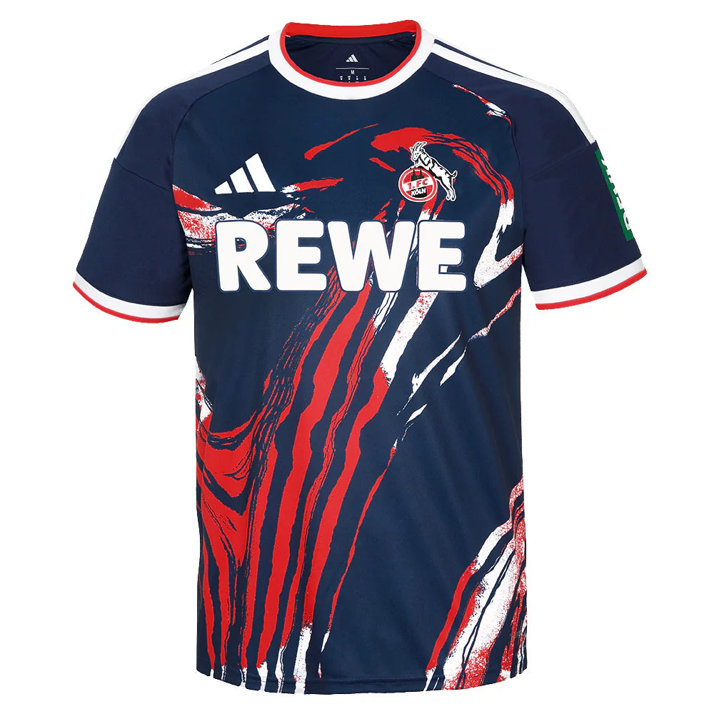 1. FC Köln Third 26/27 Torcedor Adidas - Azul e Vermelho