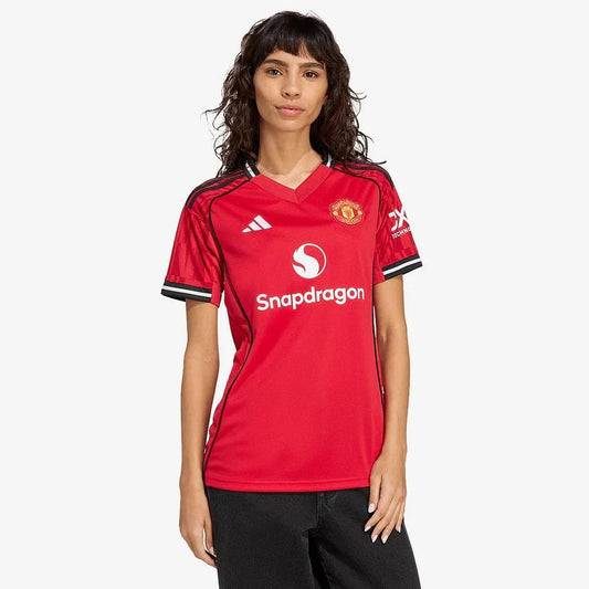 Manchester United 25/26 Feminina Adidas - Vermelho