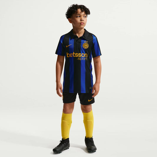 Kit Infantil Inter de Milão Home 26/27  - Azul  e Preto
