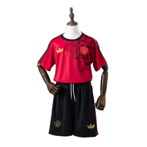 Kit infantil Manchester United Edição Especial 25/26 - Vermelho