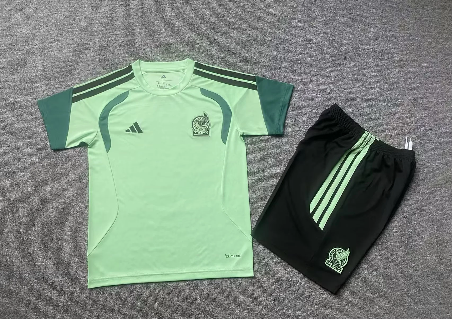Kit Infantil México Treino 26/27 - Verde