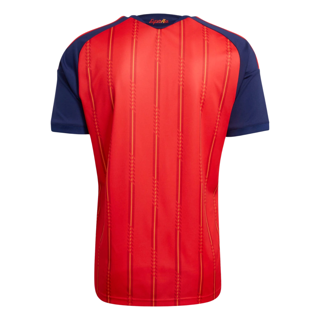 Espanha Home 26/27 Duas Estrelas + Patchs Adidas Torcedor - Vermelho