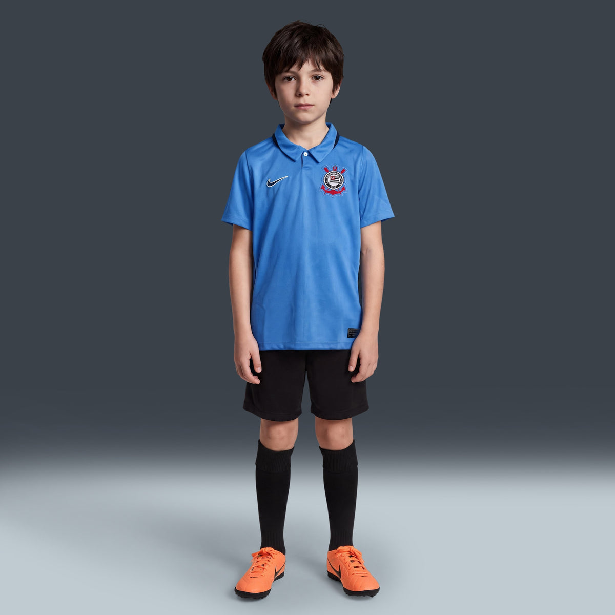 Kit Infantil Corinthians Third 26/27 - Azul