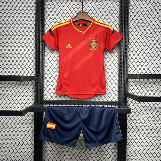 Kit Infantil Espanha Home Retro 2012 - Vermelho