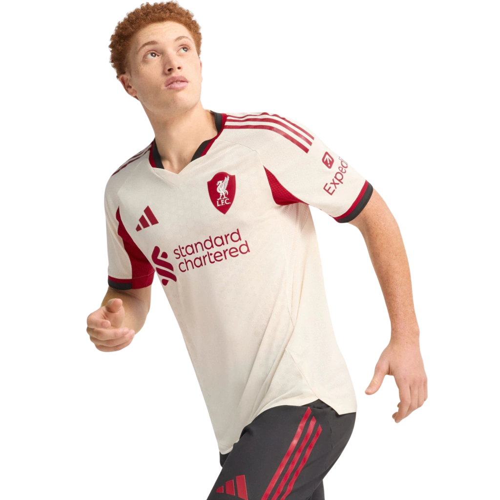 Liverpool Away 25/26 Jogador Adidas - Bege