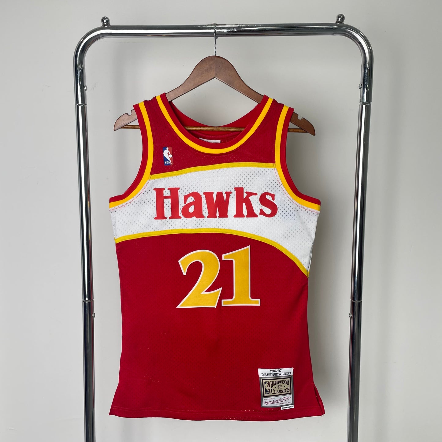 Regata Atlanta Hawks Masculina - Vermelho e Branca