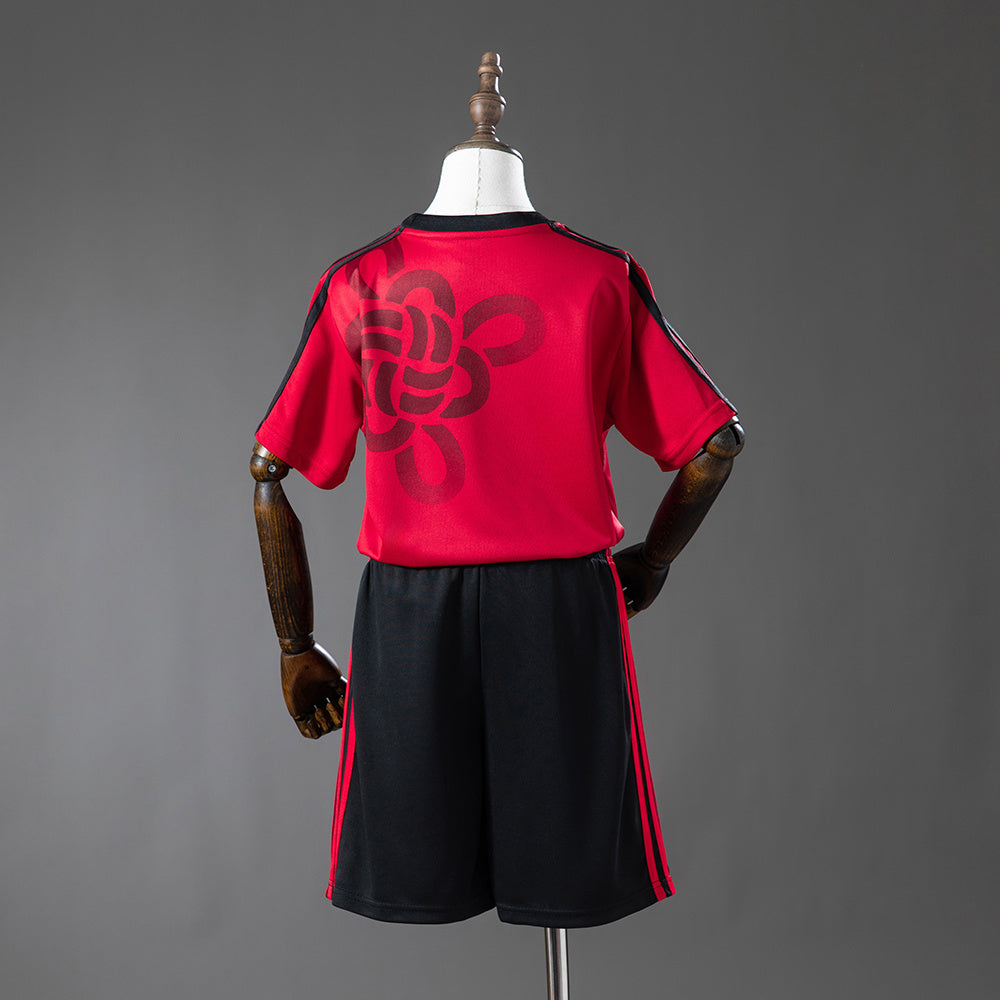 Kit infantil Manchester United Edição Especial 25/26 - Vermelho