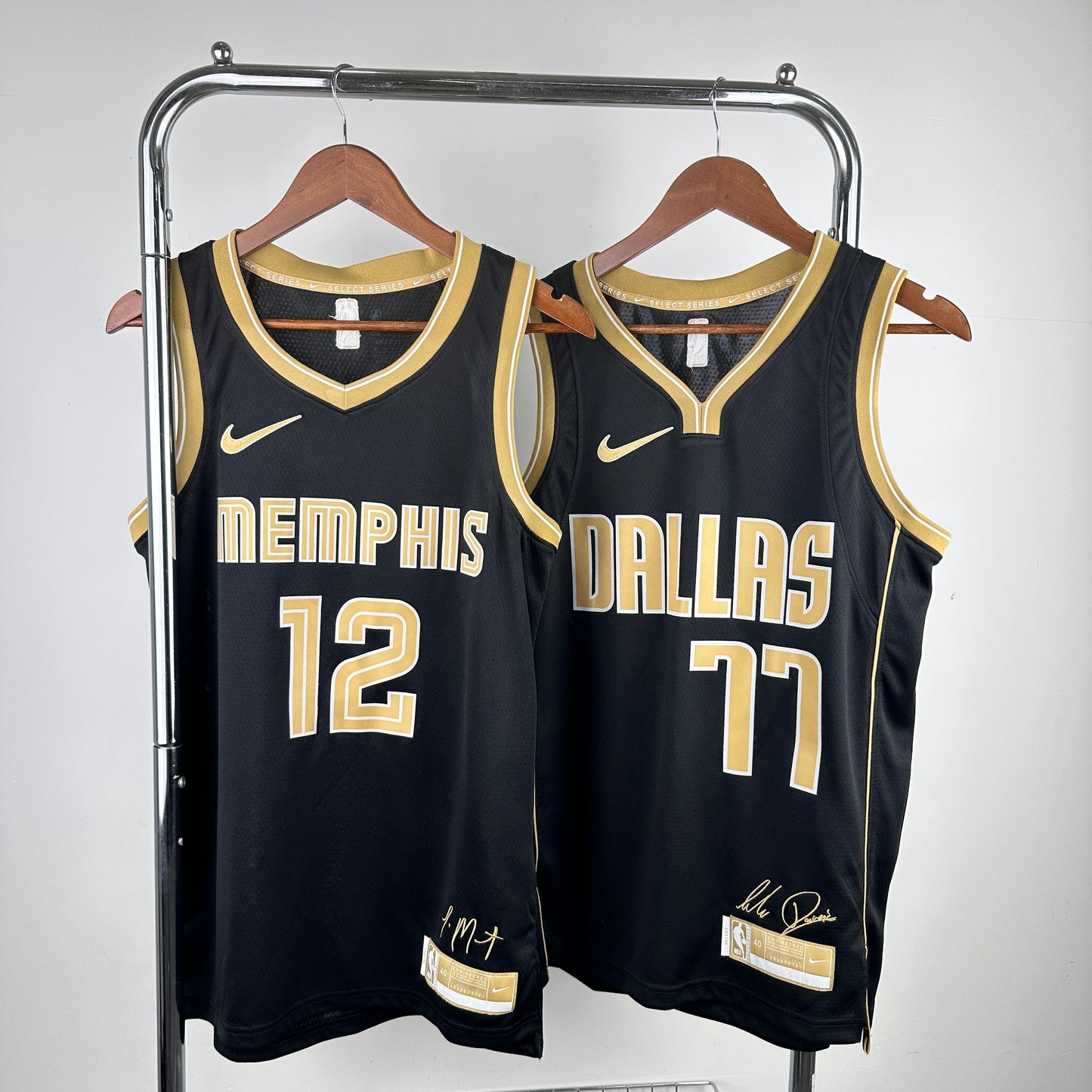 Regata Memphis Grizzlies Masculina - Preto e Dourado