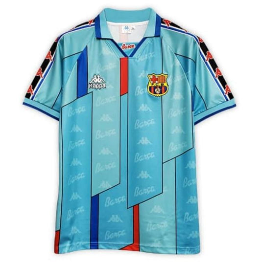Barcelona Away Retrô 96/97 Kappa - Verde Azulado