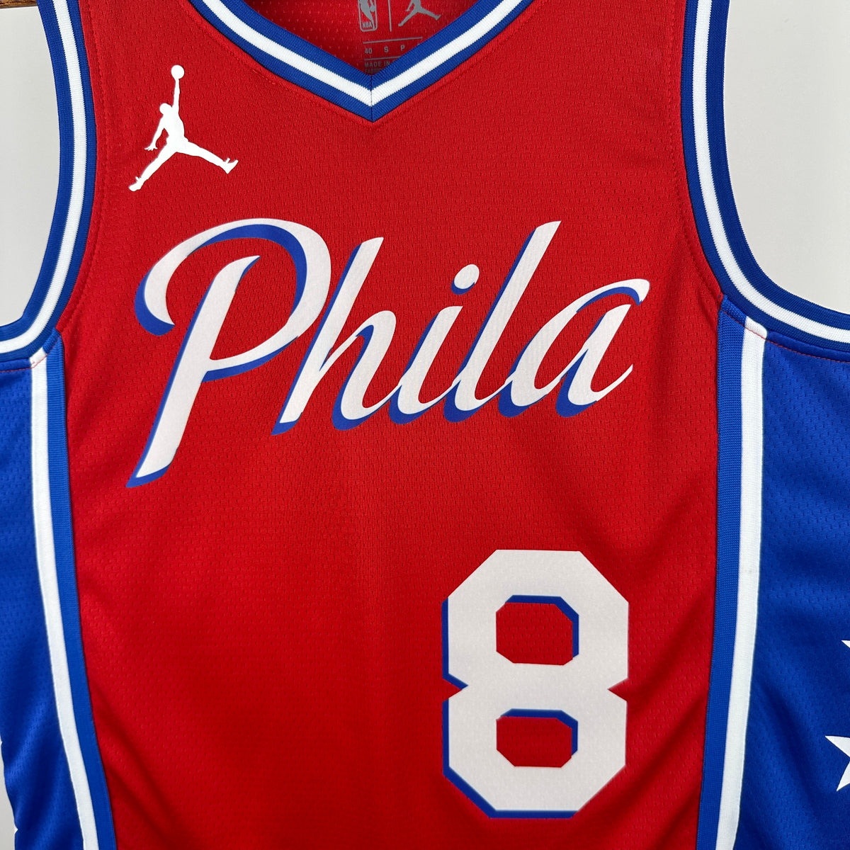 Regata Philadelphia 76ers Masculina - Vermelho