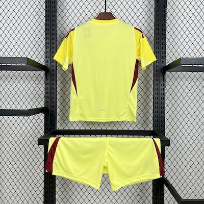Kit Infantil Real Madrid Goleiro 25/26 - Amarela