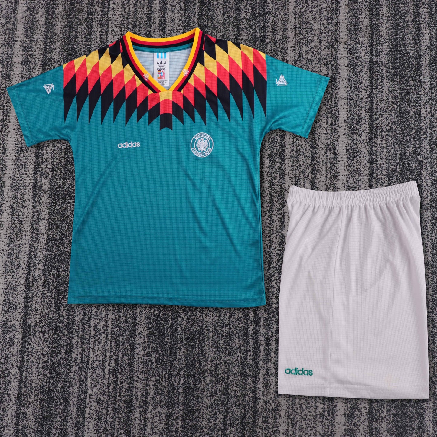 Kit Infantil Alemanha Away Retro 1994 - Verde