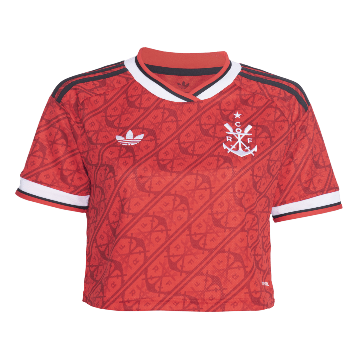 Flamengo Third 26/27 Cropped Adidas Torcedor Feminino - Vermelho
