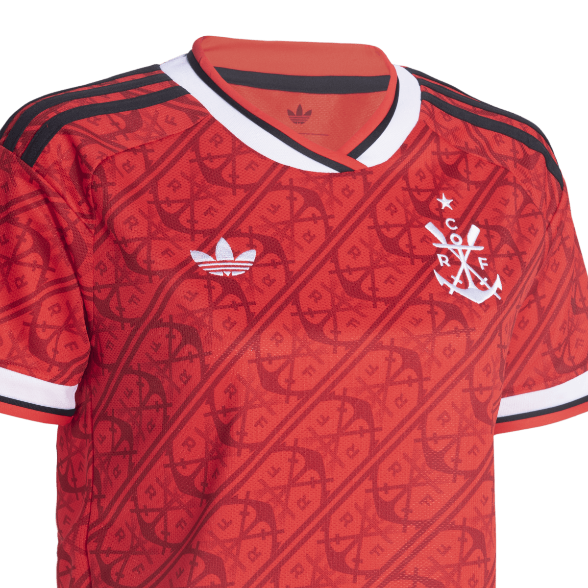 Flamengo Third 26/27 Cropped Adidas Torcedor Feminino - Vermelho