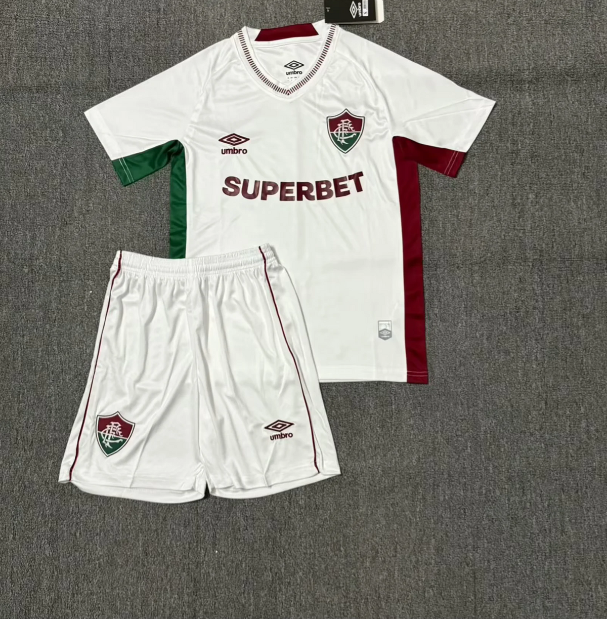 Kit Infantil Fluminense Away 25/26 - Branco