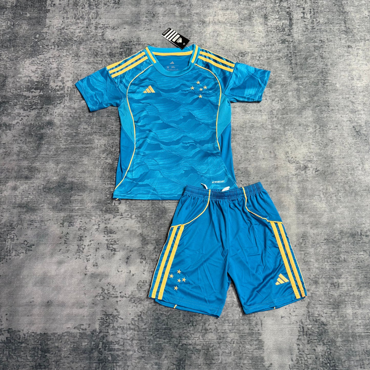 Kit Infantil Cruzeiro Third 25/26 - Azul