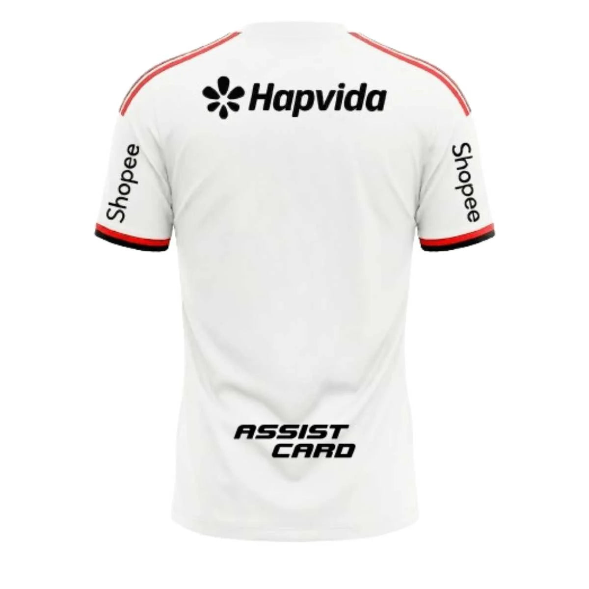 Flamengo Away 26/27 Torcedor Com Patrocínios Adidas Masculino - Branco