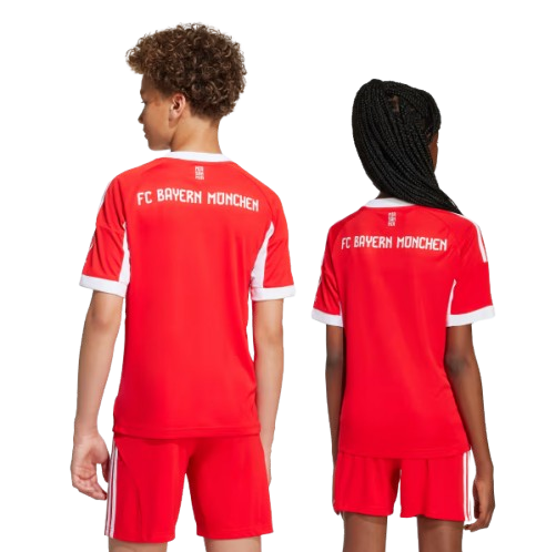 Kit Infantil Bayern de Munique Home 25/26 - Vermelho e Branco