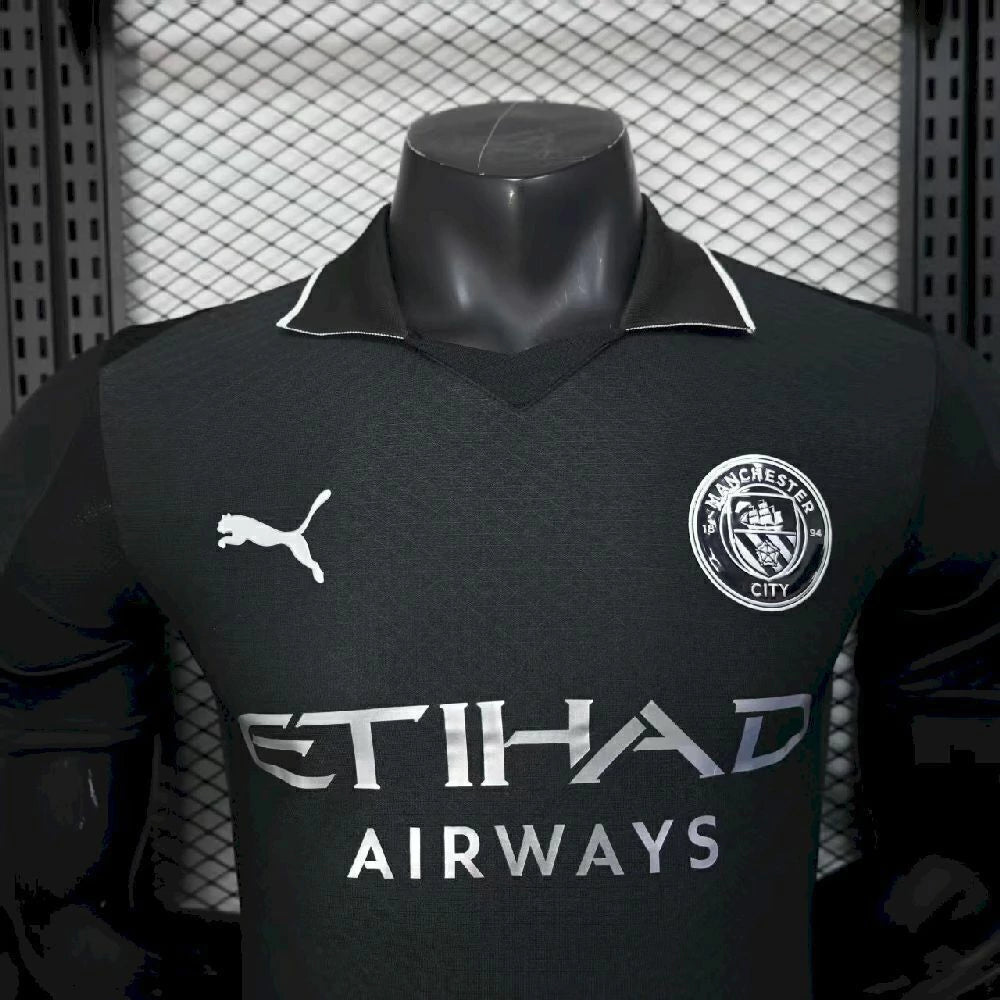 Manchester City Third 25/26 Jogador Puma  - Preta