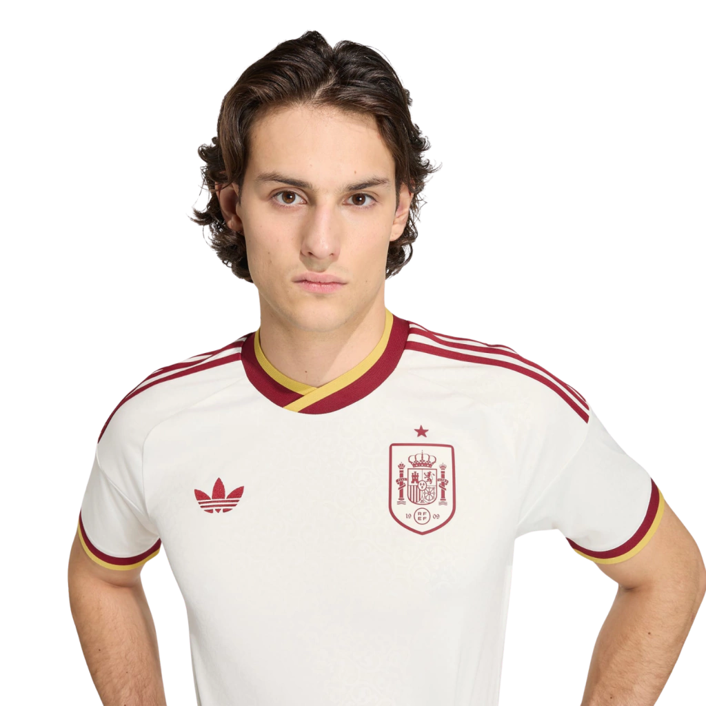 Espanha Away 26/27 Masculino Adidas Torcedor - Branco