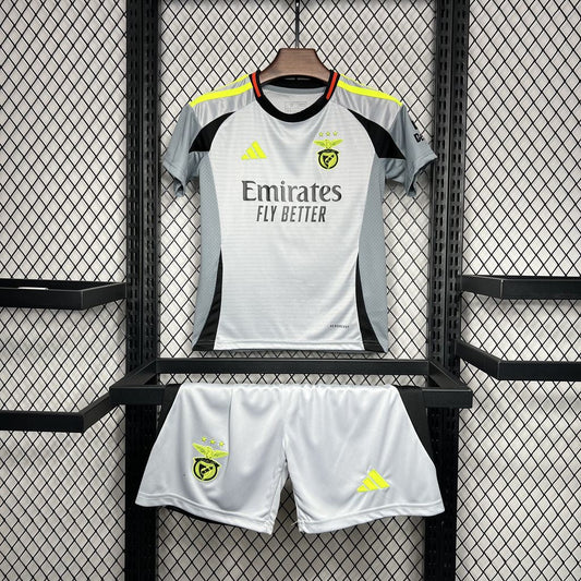 Kit Infantil Benfica Third 24/25 - Cinza