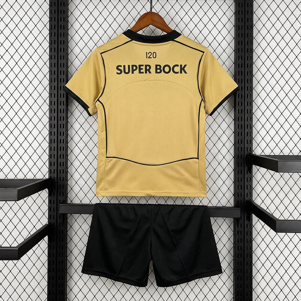 Kit Infantil Sporting Away 26/27 - Dourado