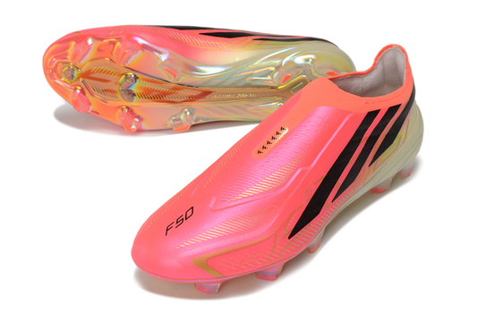 Chuteira Campo Adidas F50 Hyperfast Elite - Rosa