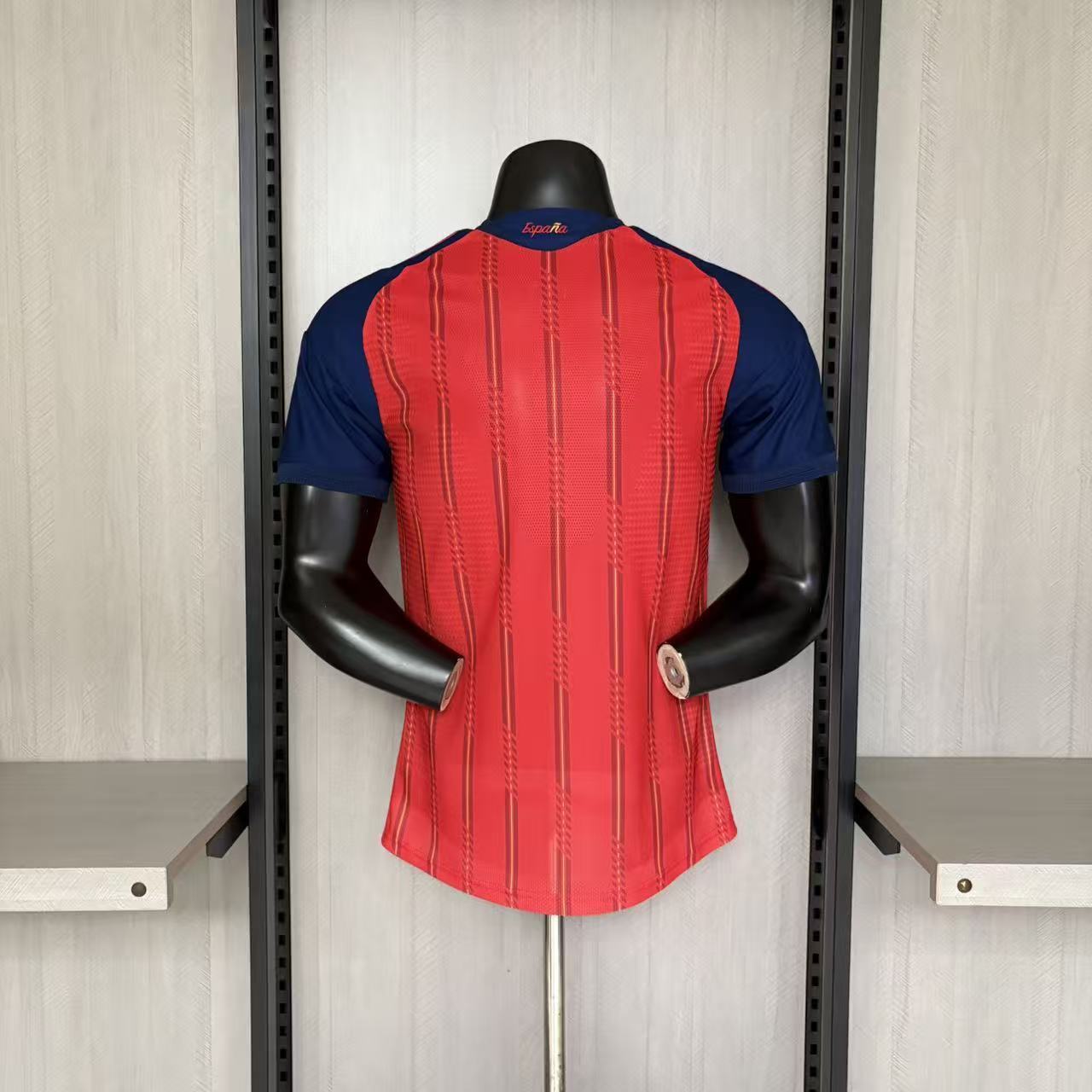 Espanha Home 26/27 Masculino Adidas Jogador - Vermelho