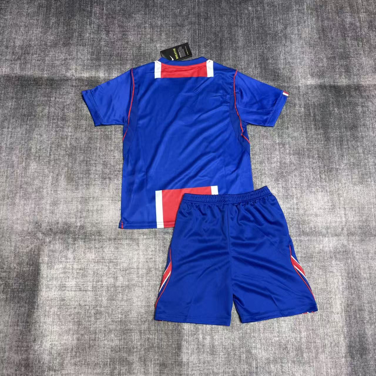 Kit Infantil PSG Home 26/27 - Azul e Vermelho