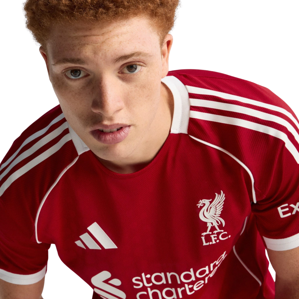 Liverpool Home 25/26 Jogador Adidas - Vermelho