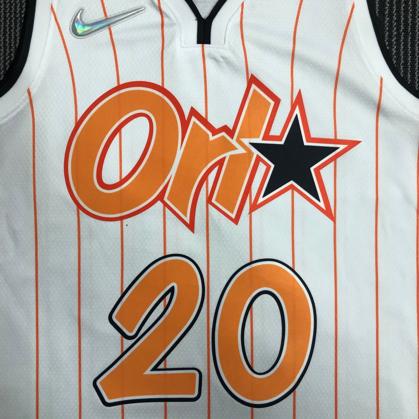 Regata Orlando Magic Masculina - Branca e Laranja