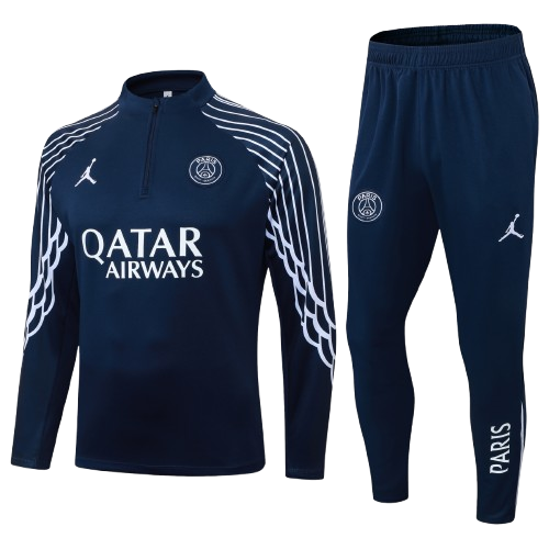 Kit Treino Infantil Agasalho + Calça PSG - Azul