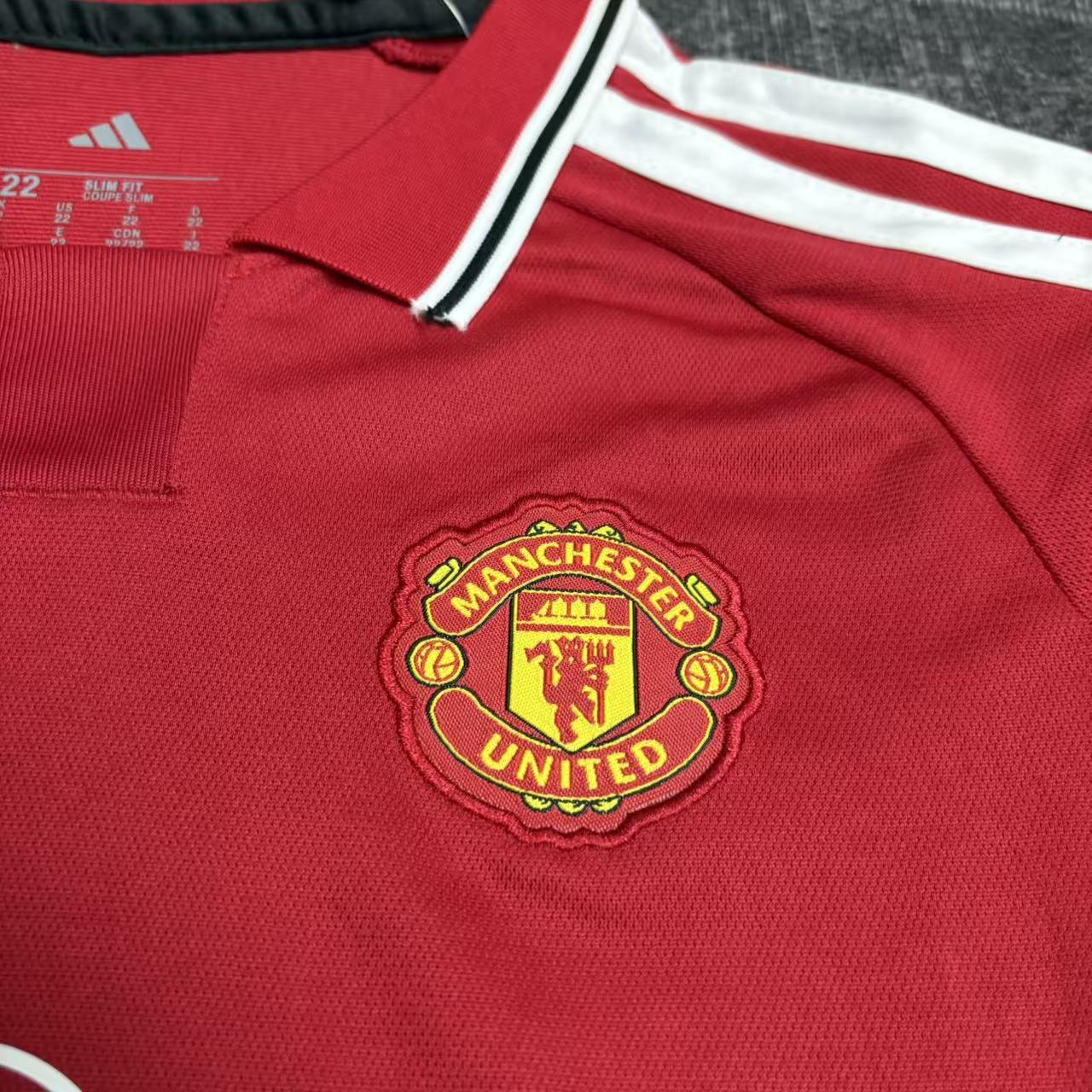 Kit infantil Manchester United Home 26/27  - Vermelho