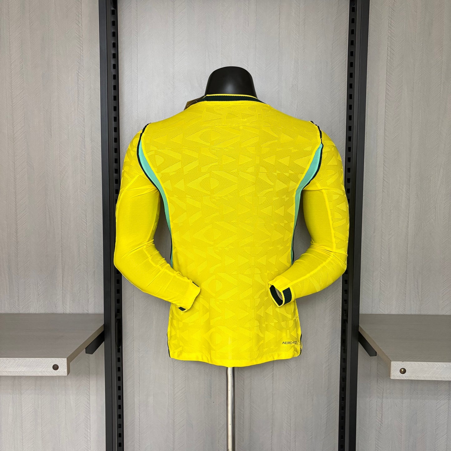 Brasil Home Manga Longa 26/27 Jogador Nike Masculina - Amarela
