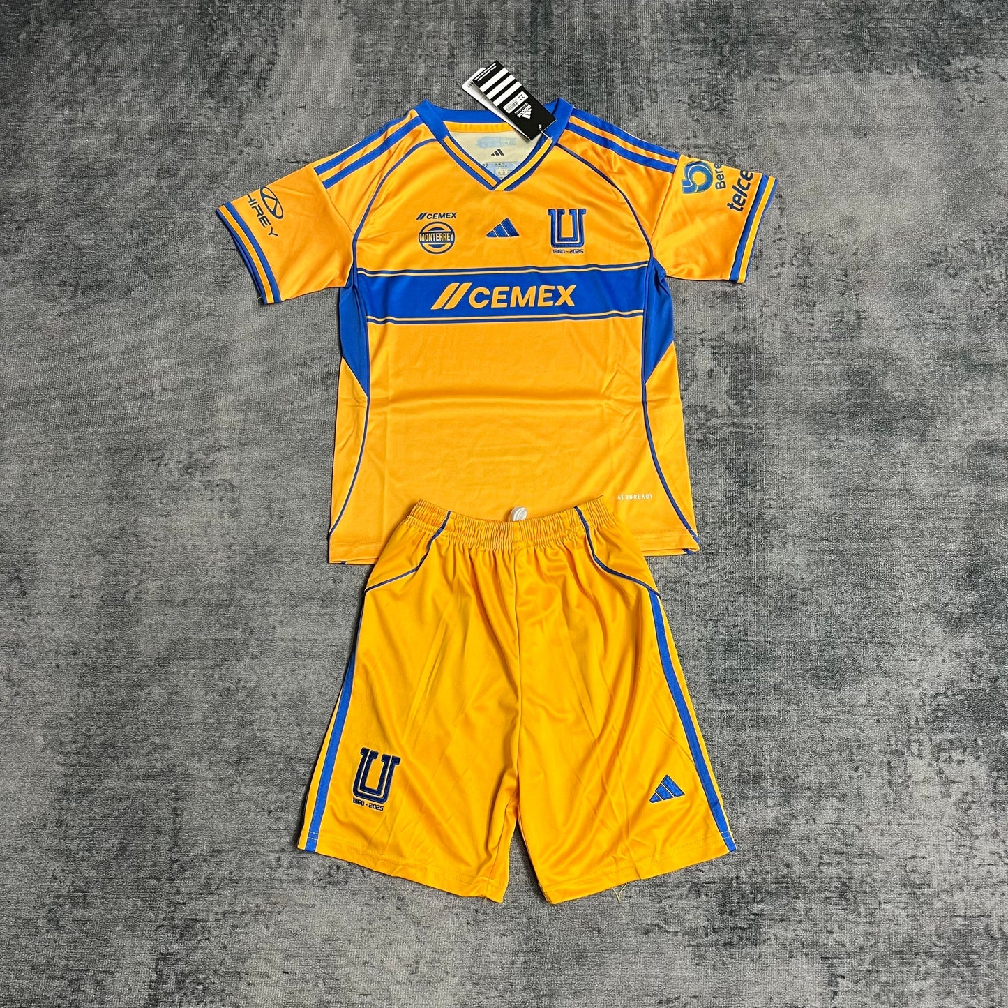 Kit Infantil Tigres Home 25/26 - Amarelo e Azul