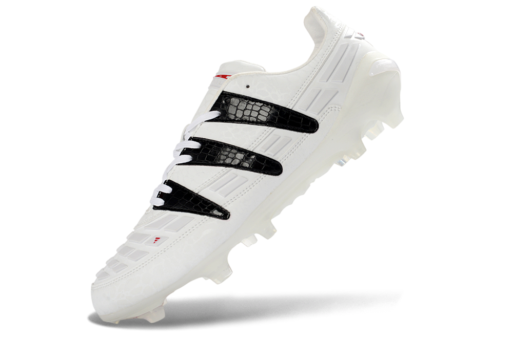 Chuteira Campo Adidas Predator 1994 Accelerator FG - Branca e Preto