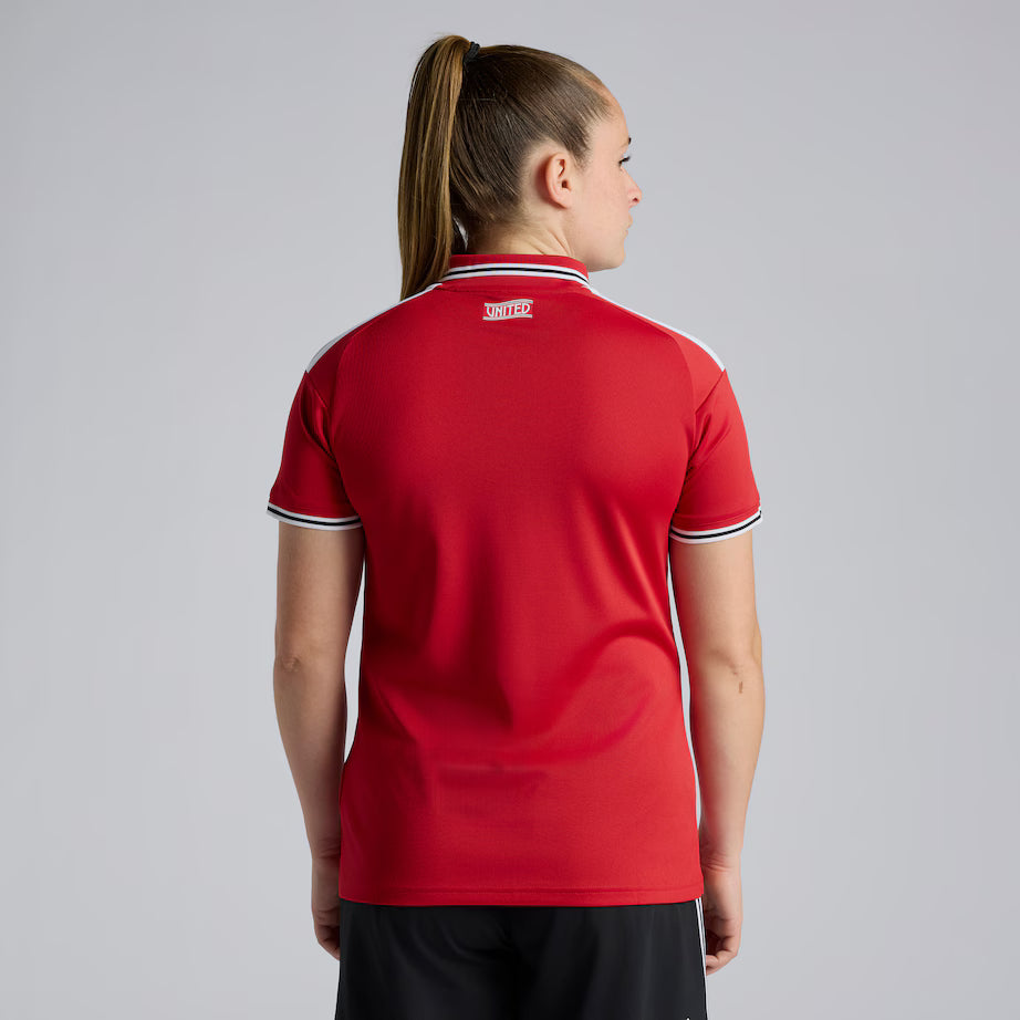 Manchester United Home 26/27 Feminina Adidas - Vermelho
