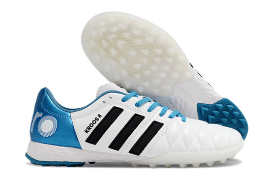 Chuteira Society Adidas adiPURE 11 Pro X PD25 Trx Especial Kroos FG - Azul e Branco