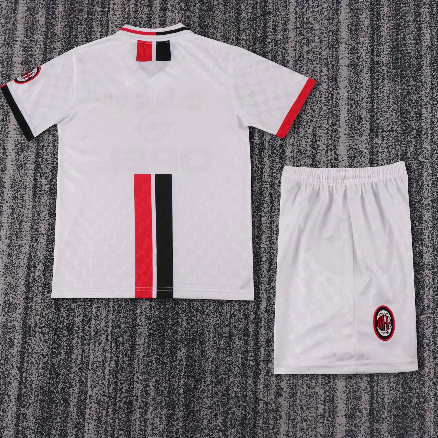 Kit Infantil Milan Away Retrô 96/97 - Branca